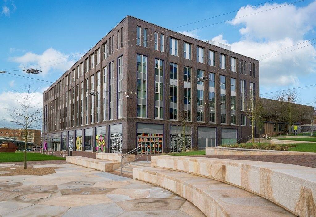 Hanley city centre in Stoke-on-Trent